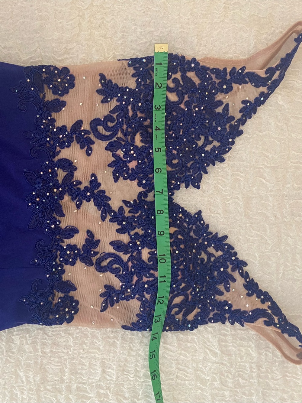 BLONDIE NITES PROM/HOMECOMING BRIGHT BLUE EVENING GOWN SIZE 3 - Picture 4 of 10